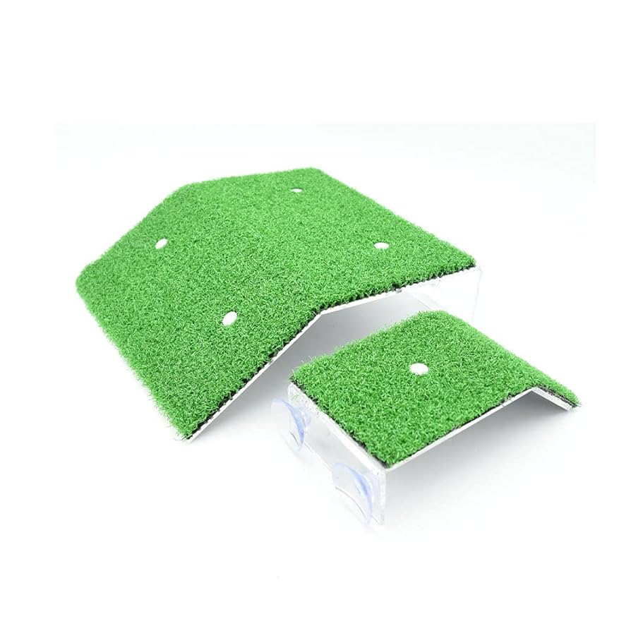 Amazon.co.jp: 亀用 日なたぼっこ台 亀はしご 人工芝 浮き島